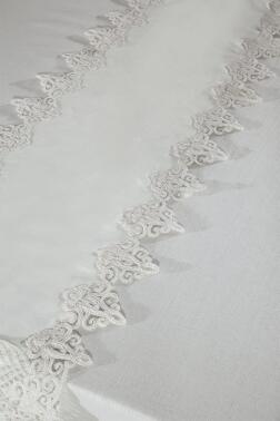 Yonca Masa Örtüsü 26 Parça Krem - 6