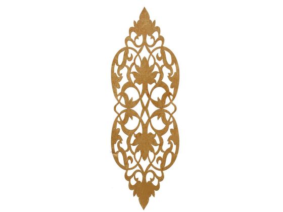 Zambak Lüx Kadife Runner Gold - Çeyiz Diyarı