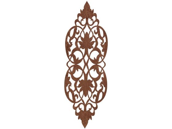 Zambak Lüx Kadife Runner Kahve - Çeyiz Diyarı