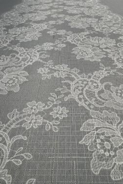 Zaraf Dertsiz Masa Örtüsü 150x150 cm Gri - 3