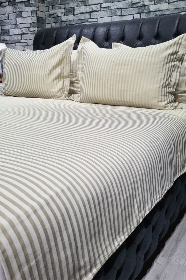 Zebra Çift Kişilik 6 Parça Nevresim Takımı Cappucino - Çeyiz Diyarı