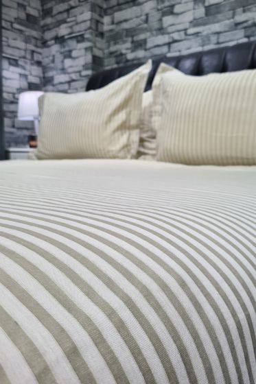 Zebra Çift Kişilik 6 Parça Nevresim Takımı Cappucino - Çeyiz Diyarı (1)